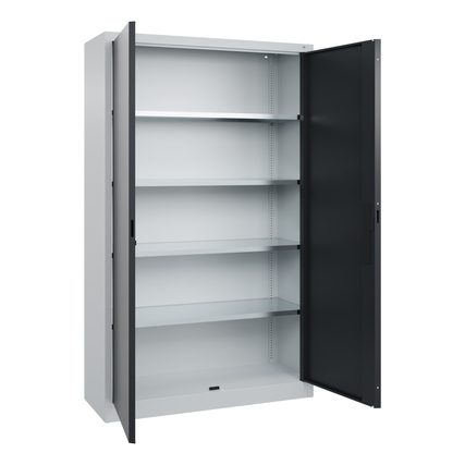 C+P Werkzeugschrank Serie 89 1.200 x 1.950 x 400 mm (B x H x T) schwarzgrau Produktbild pa_produktabbildung_3 XL