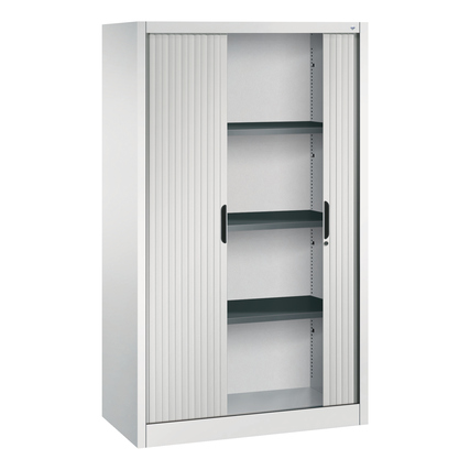 C+P Rollladenschrank Omnispace 1.000 x 1.660 x 420 mm (B x H x T) 4 Ordnerhöhen lichtgrau Produktbild pa_produktabbildung_2 XL