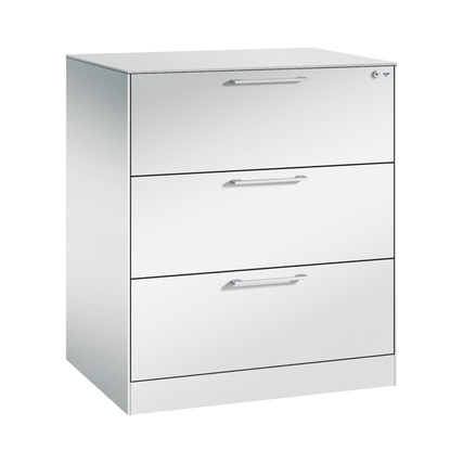 C+P Karteischrank Asisto 800 x 998 x 600 mm (B x H x T) DIN A4 quer lichtgrau Produktbild pa_produktabbildung_1 XL