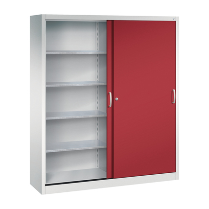 C+P Werkzeugschrank Serie 2000 1.600 x 1.950 x 400 mm (B x H x T) rubinrot Produktbild pa_produktabbildung_2 XL