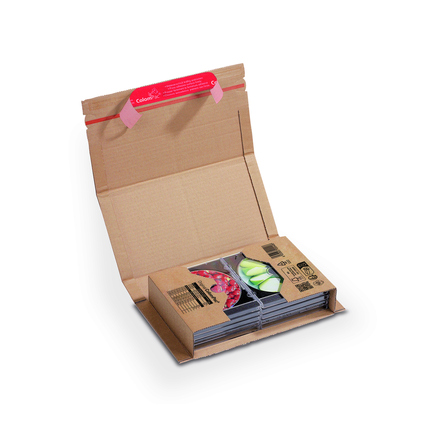 ColomPac® Versandkarton Universal DIN A5+ Produktbild pa_anwendungsbeispiel_1 XL