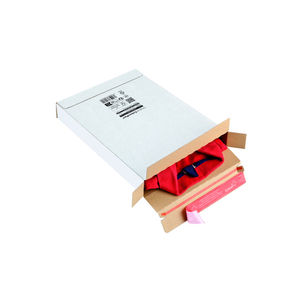 ColomPac® Versandkarton Kurierpaket 24,4 x 34,4 x 4,5 cm (B x H x T) Produktbild pa_anwendungsbeispiel_1 XL