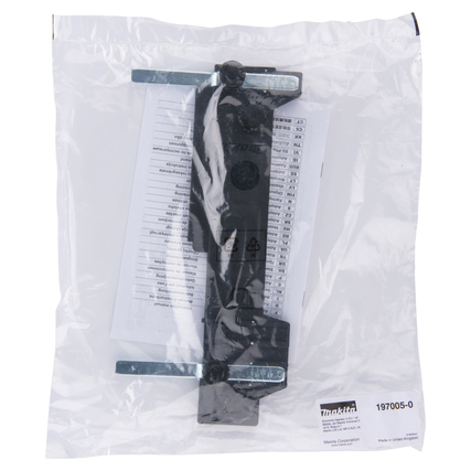 Adapter Führungsschiene in einer transparenten Verpackung mit Anleitung.