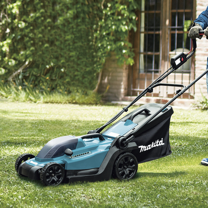 Makita® Rasenmäher DLM330 Zubehör erforderlich Produktbild pa_anwendungsbeispiel_1 XL