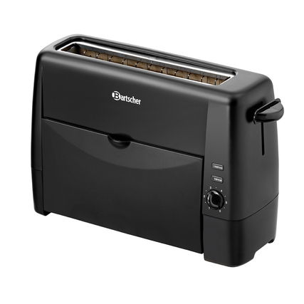 Bartscher Toaster TS20Sli 40,5 x 26,8 x 15,2 cm (B x H x T) 1.300W 1 Toaskammer ohne Brötchenaufsatz