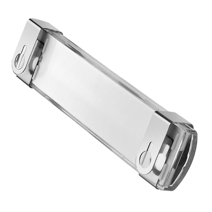 Thermometer in Edelstahloptik zur Temperaturmessung im Kühl- und Tiefkühlbereich.