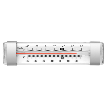 Thermometer zur Temperaturmessung im Kühl- und Tiefkühlbereich mit Celsius- und Fahrenheit-Skala.