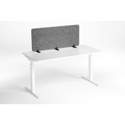 DURABLE Tischtrennwand EFFECT 120 120 x 50 x 2 cm (B x H x T) Schallabsorberklasse: C schwer entflammbar PET- Filz, 100 % recycelt anthrazit