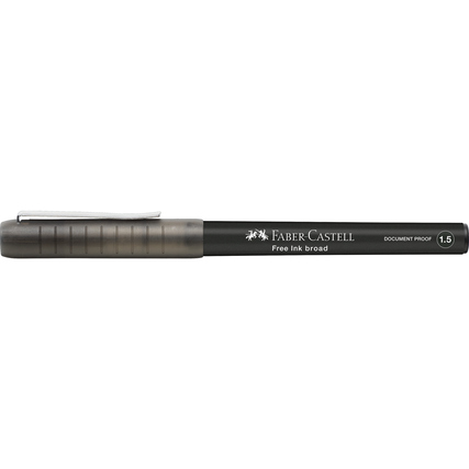 Faber-Castell Tintenroller Free Ink broad dokumentenecht schwarz Produktbild pa_produktabbildung_2 XL