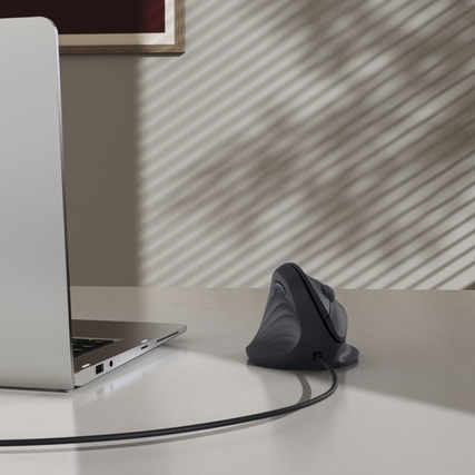 Hama Optische PC Maus ECM-500L ergonomisch Produktbild pa_ohnedeko_1 XL
