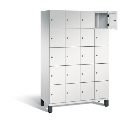 C+P Schließfachschrank Cambio 1.200 x 1.980 x 525 mm (B x H x T) 20 Fächer lichtgrau lichtgrau Produktbild pa_produktabbildung_2 XL