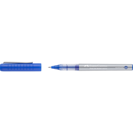Faber-Castell Tintenroller Free Ink micro 0,2mm blau Konusspitze dokumentenecht