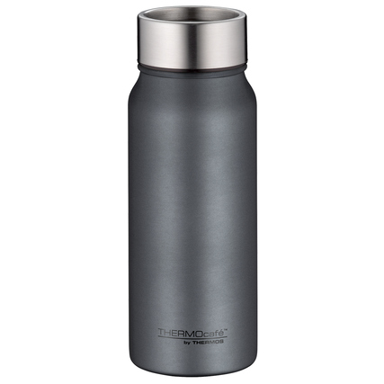 THERMOCAFE BY THERMOS Thermobecher TC Drinking MUG Mehrweg 8,3 x 21 cm (Ø x H) 500ml 18/8 Edelstahl graphite grey