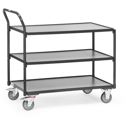 Fetra Etagenwagen GREY EDITION 61,1 x 103,9 x 113,6 cm (B x H x L) 300kg 3 Böden