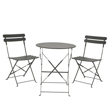 KAEMINGK Gartensitzgruppe Helsingborg Stahl, pulverbeschichtet Stahl, pulverbeschichtet anthrazit