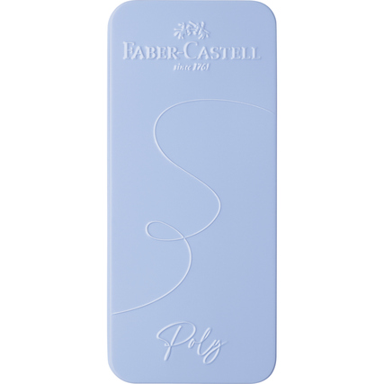 Schreibgeräteset in blauer Verpackung mit leicht texturiertem Deckel und Prägung.