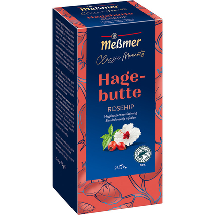 Meßmer Tee Classic Moments Hagebutte 25 Btl./Pack.