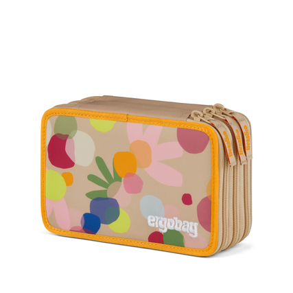 ergobag Federmäppchen Maxi gefüllt 100 % Polyester beige Flower PowBär