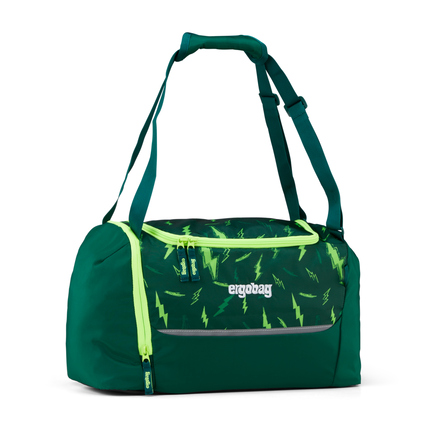 ergobag Sporttasche 42 x 26,5 x 21 cm (B x H x T) Reißverschluss reflektierend Nassfach, Deckelfach, Hauptfach 100 % Polyester grün Bärtastisch