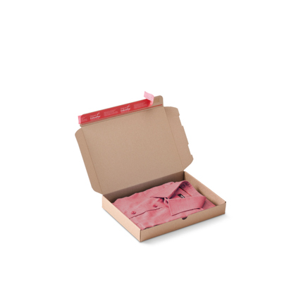 ColomPac® Versandkarton Modulbox Innenmaße: 33,5 x 7,4 x 24,4 cm (B x H x T) Außenmaße: 35,3 x 8 x 25 cm (B x H x T) Karton braun