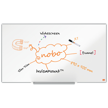 Nobo® Whiteboard Impression Pro Widescreen 89 x 50 cm (B x H) Produktbild pa_anwendungsbeispiel_1 XL