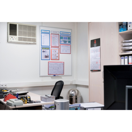 FRANKEN Whiteboard ECO 240 x 120 cm (B x H) Produktbild pa_ohnedeko_3 XL