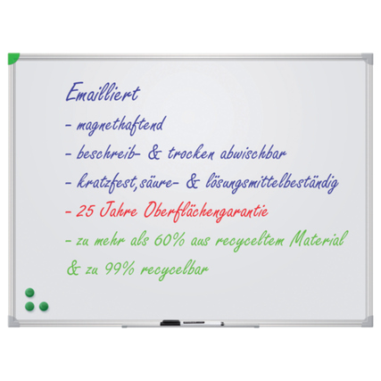FRANKEN Whiteboard U-Act! Line® 120 x 90 cm (B x H) Produktbild pa_ohnedeko_1 XL
