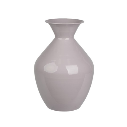 DECORIS Vase eisen 25 x 37 cm (Ø x H) Eisen, lackiert lila glänzend