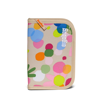 ergobag Federmäppchen gefüllt PET, 100 % recycelt beige Flower PowBär