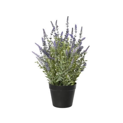 DECORIS Kunstpflanze Lavendel 30 x 48 x 30 cm (B x H x T) Plastik grün/violett