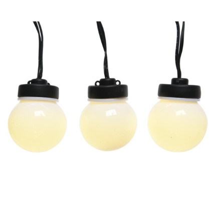 LUMINEO Lichterkette Innenbereich, Außenbereich 5 cm x 9,5 m (Ø x L) LED 20 LEDs Netzbetrieb