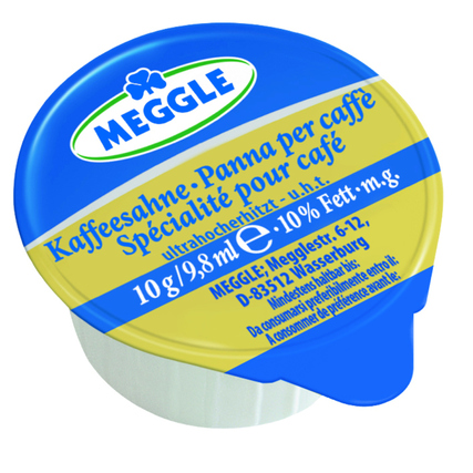 Meggle Kaffeesahne Portionsdose 10% 120 x 10 g/Pack.