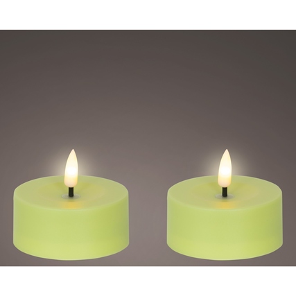 LUMINEO Solarleuchte 7 x 3,2 cm (Ø x H) Plastik grün