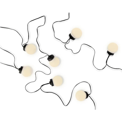 LUMINEO Lichterkette Innenbereich, Außenbereich 5 cm x 9,5 m (Ø x L) LED 20 LEDs Netzbetrieb