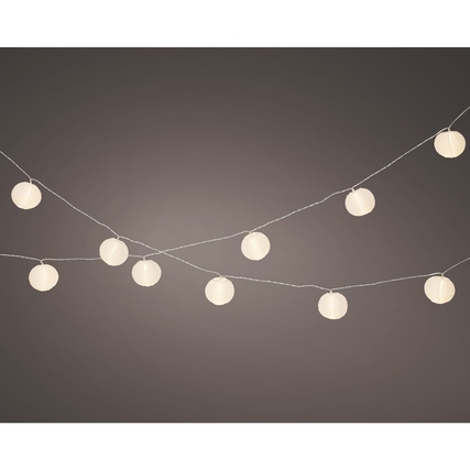 LUMINEO Solarleuchte 2,3 x 290 cm (Ø x L) Plastik weiß