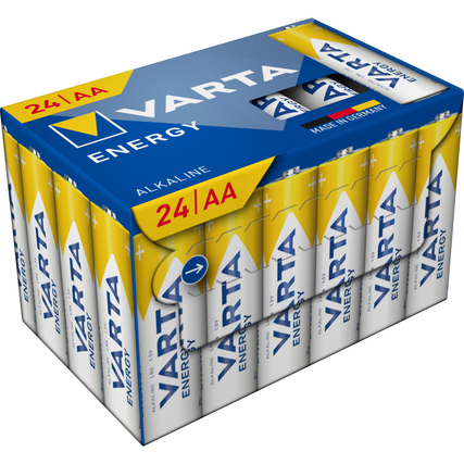 Varta Batterie Energy AA/Mignon LR6 Alkaline 1,5V 2.660 mAh 24 St./Pack.