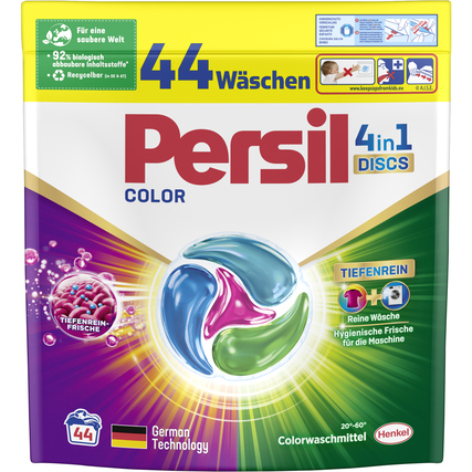 Persil Waschmittel Color 4in1 Buntwäsche +20 bis +60°C parfümiert pH-Wert: 7,9-8,3 44 St./Pack.