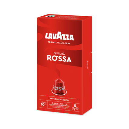 Lavazza Espressokapsel Qualità Rossa Nespresso® Maschine fruchtig, schokoladig Intensität: 10 10 x 5,7 g/Pack.