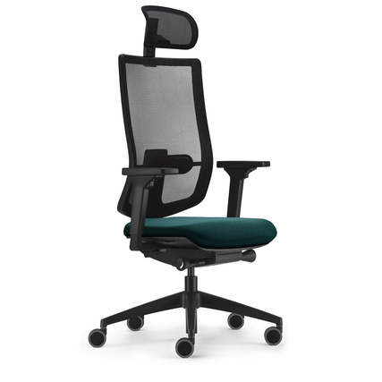 Sedus Bürodrehstuhl se:do PRO light 2 39-52cm Synchronmechanik Rolle weich gebremst (für Hartboden) Kunststoff