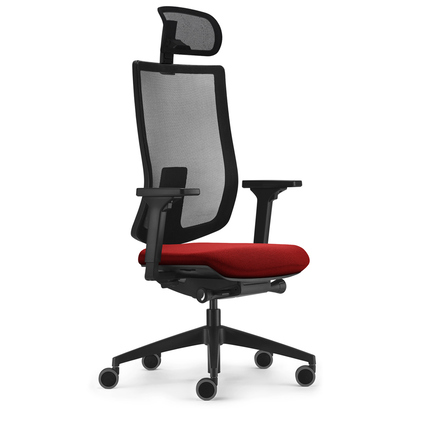 Sedus Bürodrehstuhl se:do PRO light 2 39-52cm Synchronmechanik Rolle weich gebremst (für Hartboden) Kunststoff