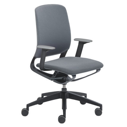 Sedus Bürodrehstuhl se:motion 42-53cm Kinetic-Swing-Mechanik Rolle weich gebremst (für Hartboden) Kunststoff dunkelgrau