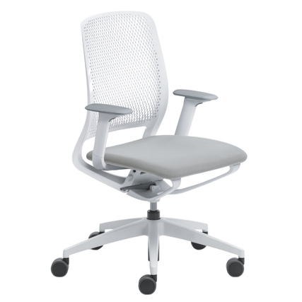 Sedus Bürodrehstuhl se:motion 42-53cm Kinetic-Swing-Mechanik Rolle weich gebremst (für Hartboden) Kunststoff hellgrau