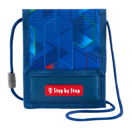 Step by Step Brustbeutel 13,5 x 11 x 15 cm (B x H x T) PET, 100 % recycelt blau Police Truck Charly