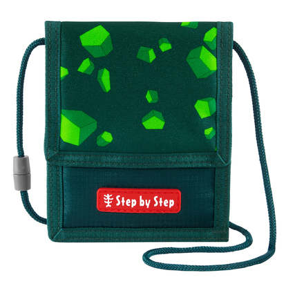 Step by Step Brustbeutel 13,5 x 11 x 15 cm (B x H x T) PET, 100 % recycelt grün Dino Targo
