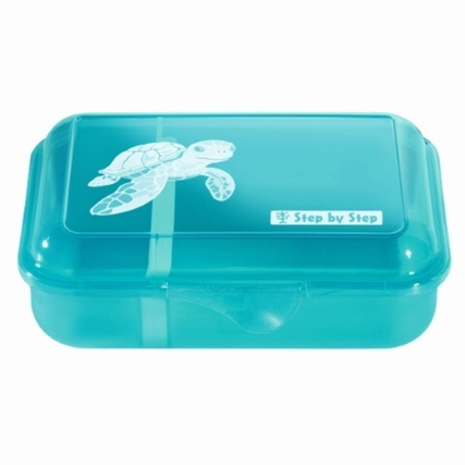 Step by Step Brotzeitdose 17,7 x 6 x 12,9 cm (B x H x T) 0,9l Kunststoff türkis Turtle Josie