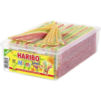 HARIBO Fruchtgummi Miami Sauer 150 St./Pack.