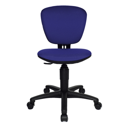 TOPSTAR Kinderdrehstuhl High Kid Rolle hart gebremst (für Teppichboden) Polyamid blau