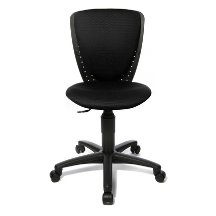 TOPSTAR Kinderdrehstuhl High S`cool® 3 Rolle hart gebremst (für Teppichboden) Polyamid schwarz