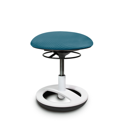 TOPSTAR Kindersitzhocker Sitness Bobby rund 100 % Polyester petrolblau