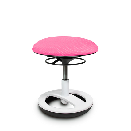 TOPSTAR Kindersitzhocker Sitness Bobby rund 100 % Polyester rosa brombeere